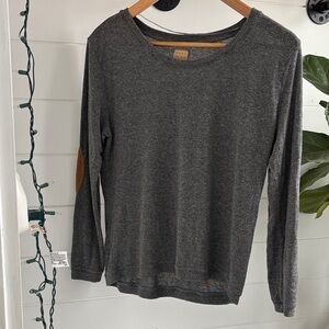 Zara Gray Long Sleeve Top size: S